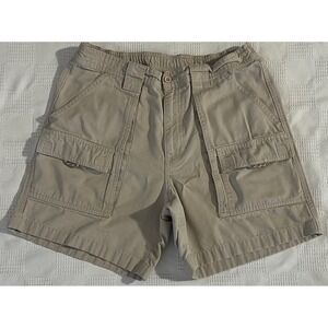 LL Bean Tan Cargo Short Men's Size 33, 7 in inseam